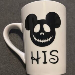 Unique Mickey jack Skellington style his coffee mug cup